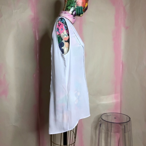 Anthro La Vista Tank Top Maeve Braided Collar - Picture 5 of 8